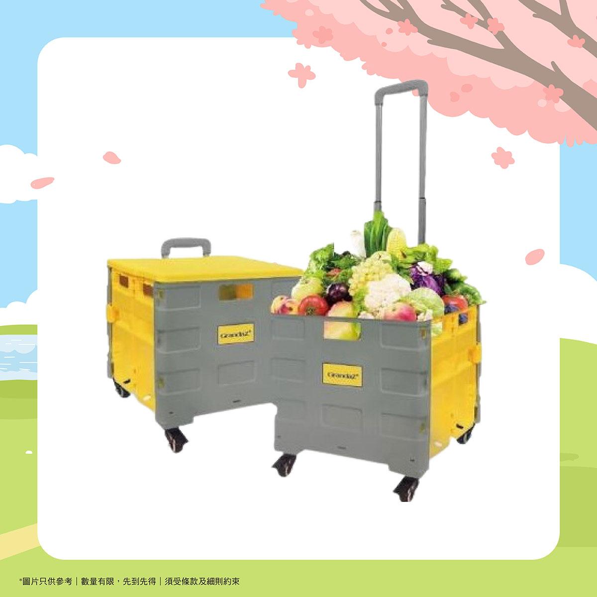 Grandaz多用途摺疊四輪購物車