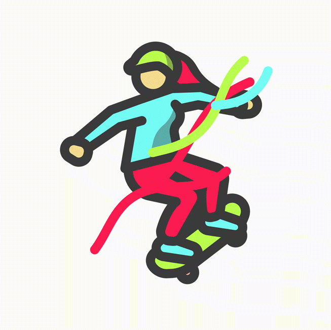 10款運動主題動態貼圖。