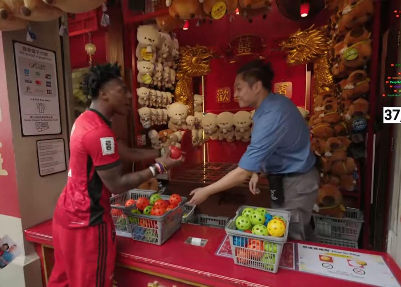 IShowSpeed現身香港各地在YouTube進行直播。