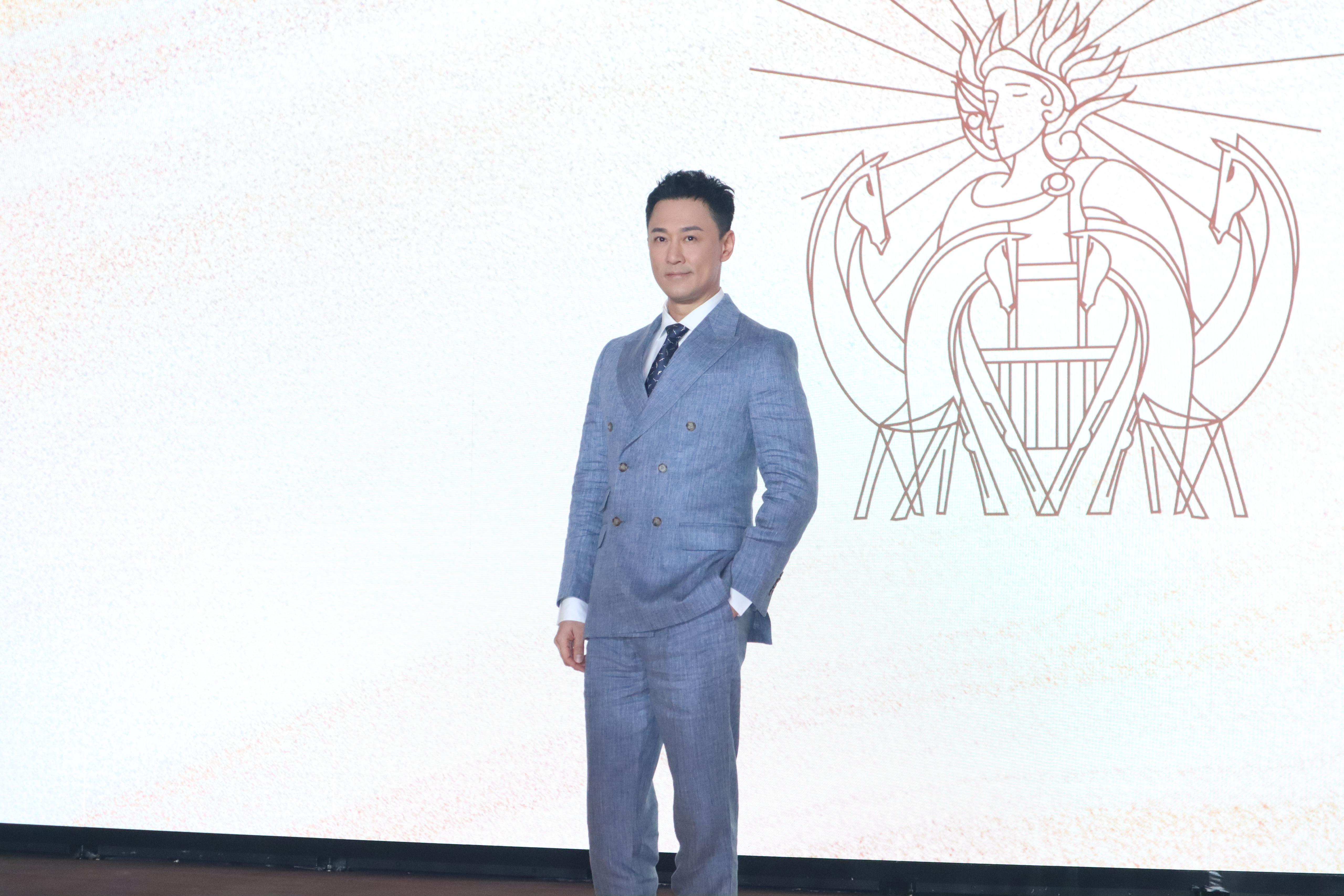 林峯今日出席「神之威士卡」希路斯 HELIOSSY發布會。(娛樂組攝)