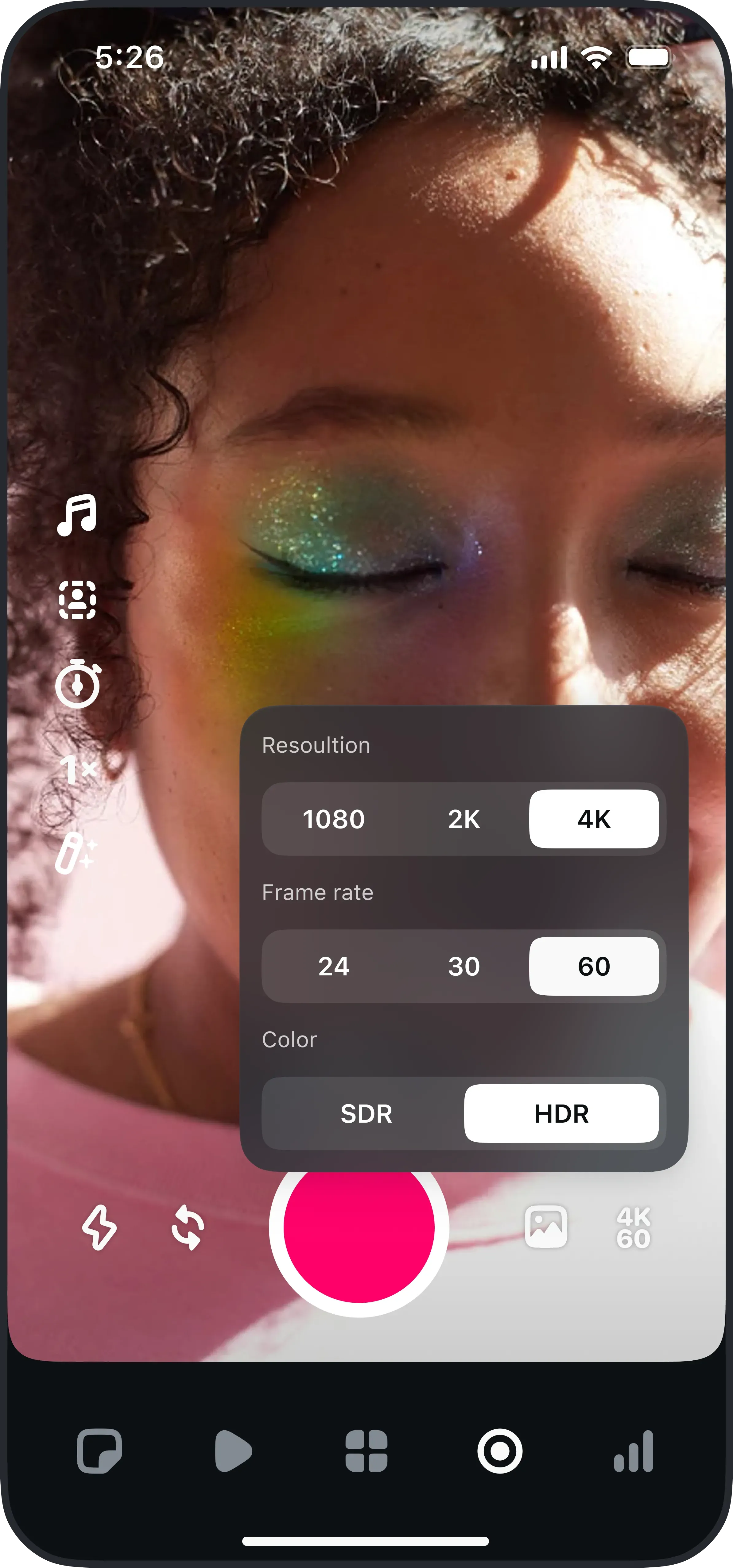 Edits可以匯出4K HDR影片。