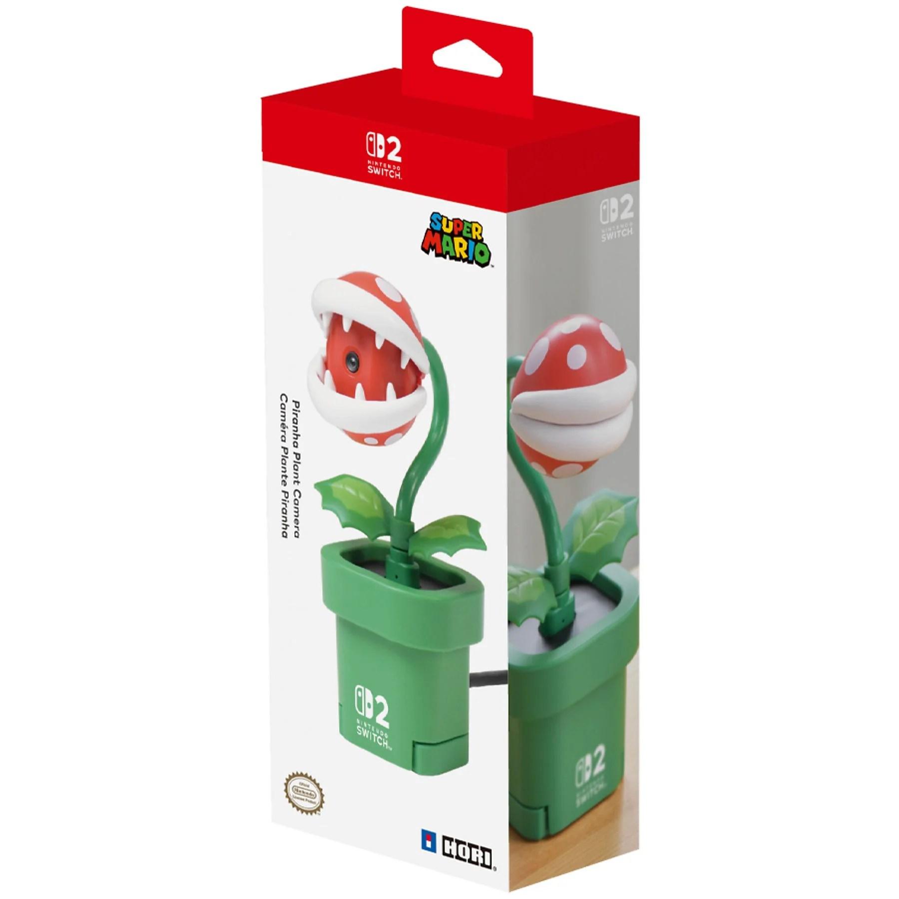 HORI Switch 2 Piranha Plant Camera歐洲售價39.99歐元。