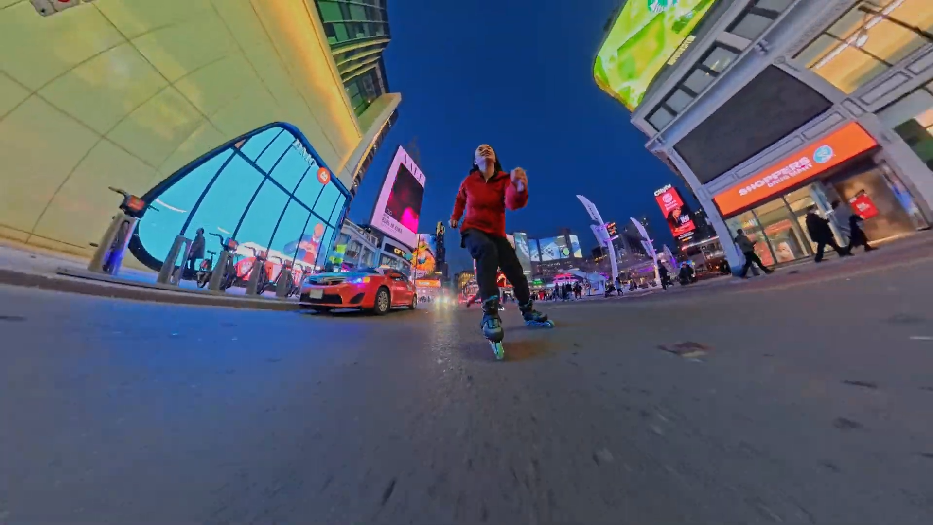 Insta360 X5示範影片截圖。