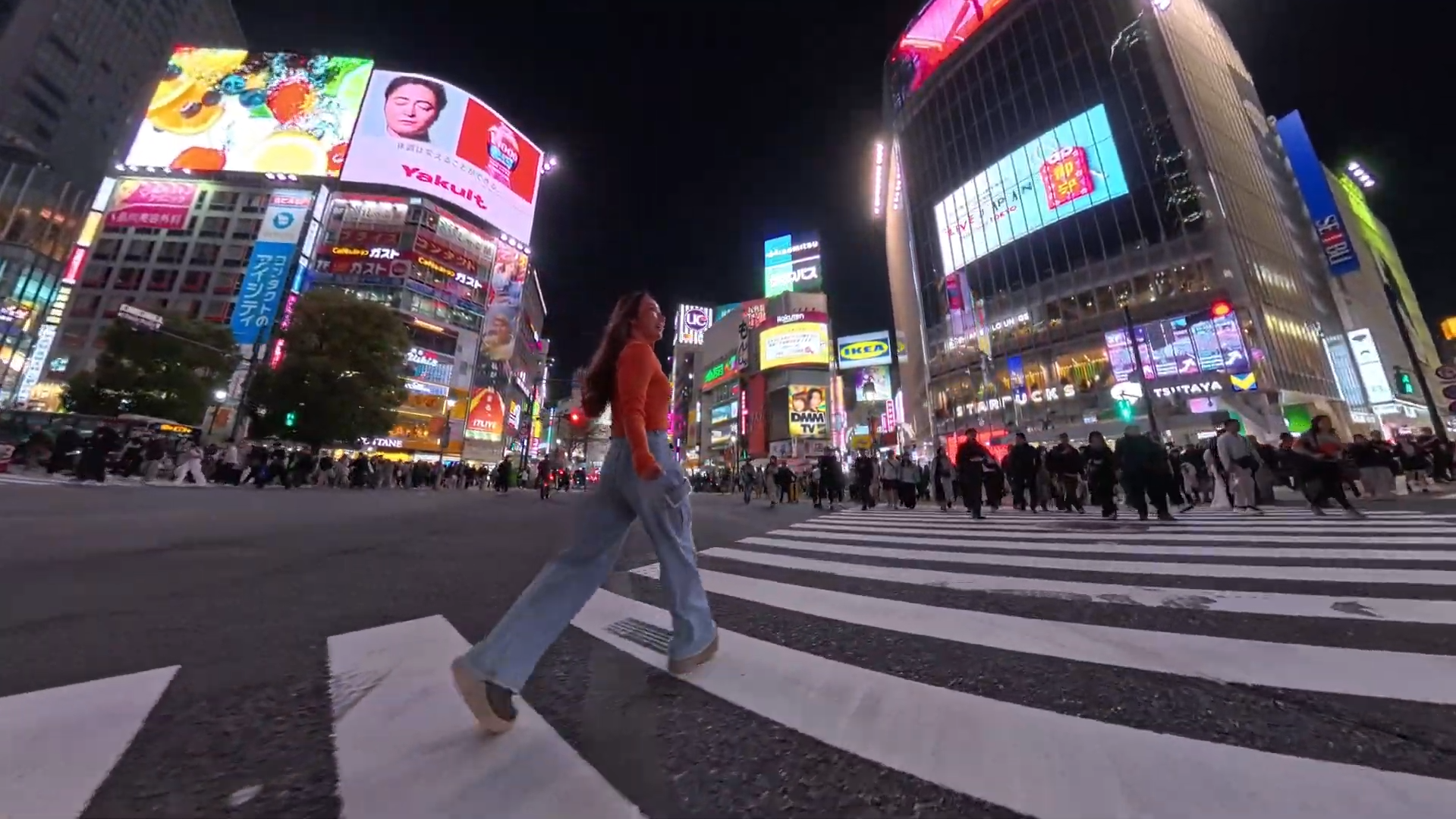 Insta360 X5示範影片截圖。