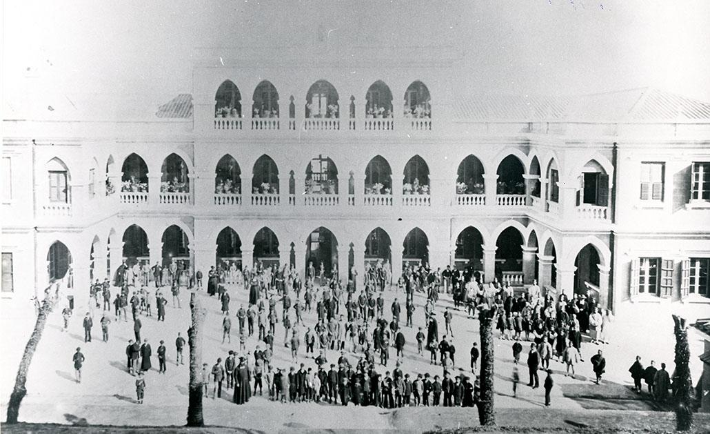 1918年至1920年間的聖若瑟書院(圖片來源:古物古蹟辦事處)