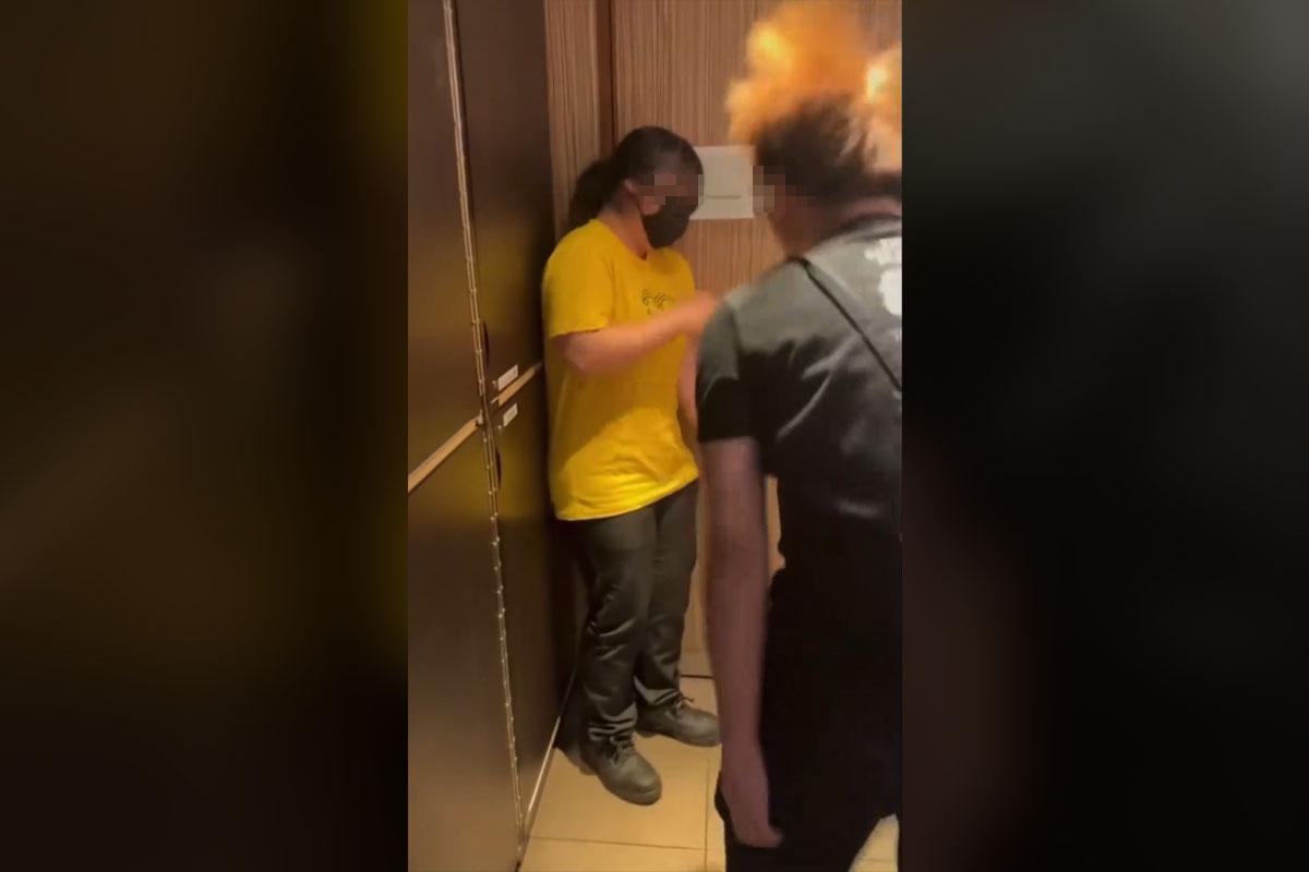 網上流傳一段懷疑是麥當勞員工欺凌同事的短片。(網上影片截圖)
