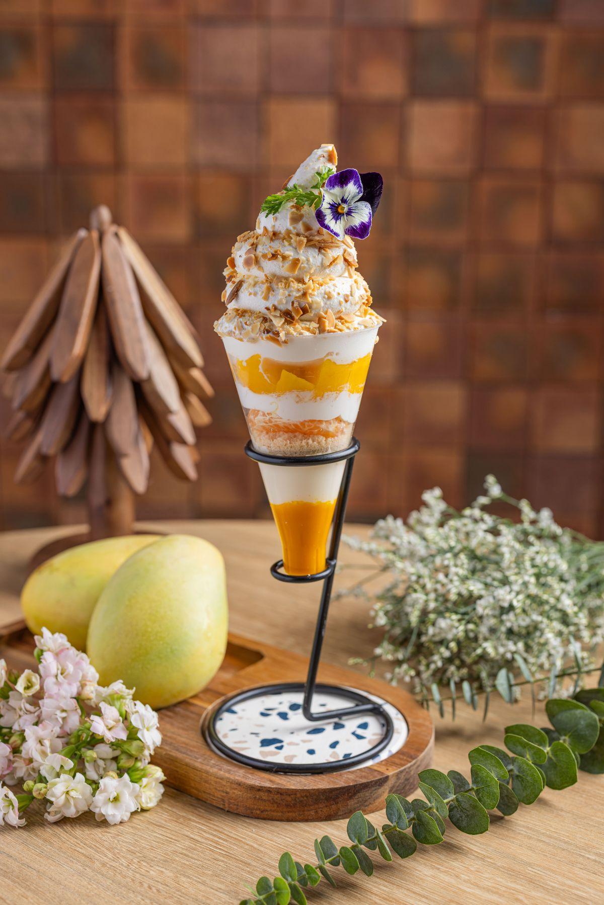 北海道5.0特濃牛乳芒果蜜柑芭菲$72