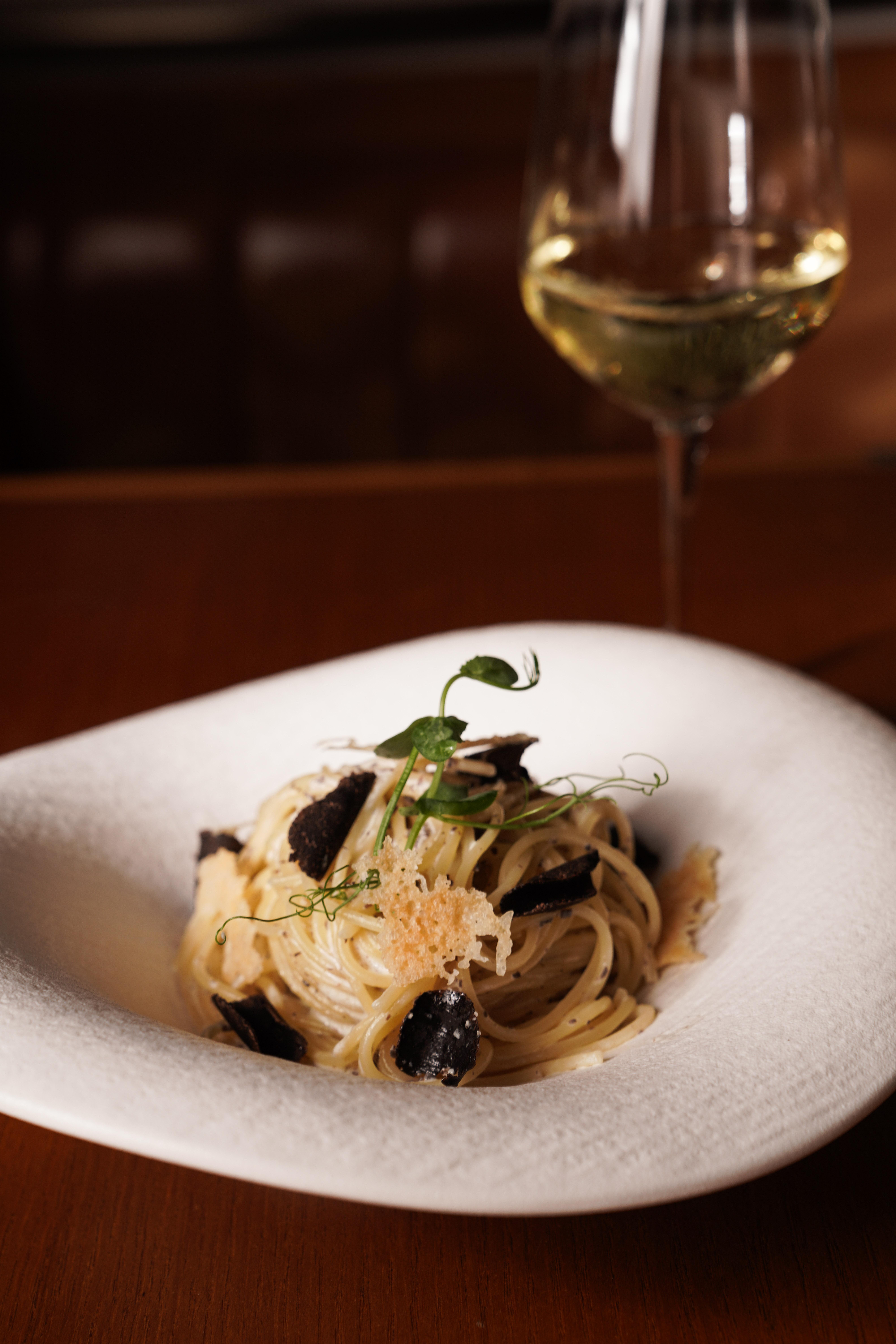 即場烹調經典黑松露芝士意粉