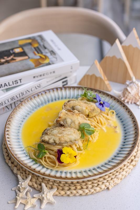 蒜香牡蠣白酒牛油汁燴扁意粉$138