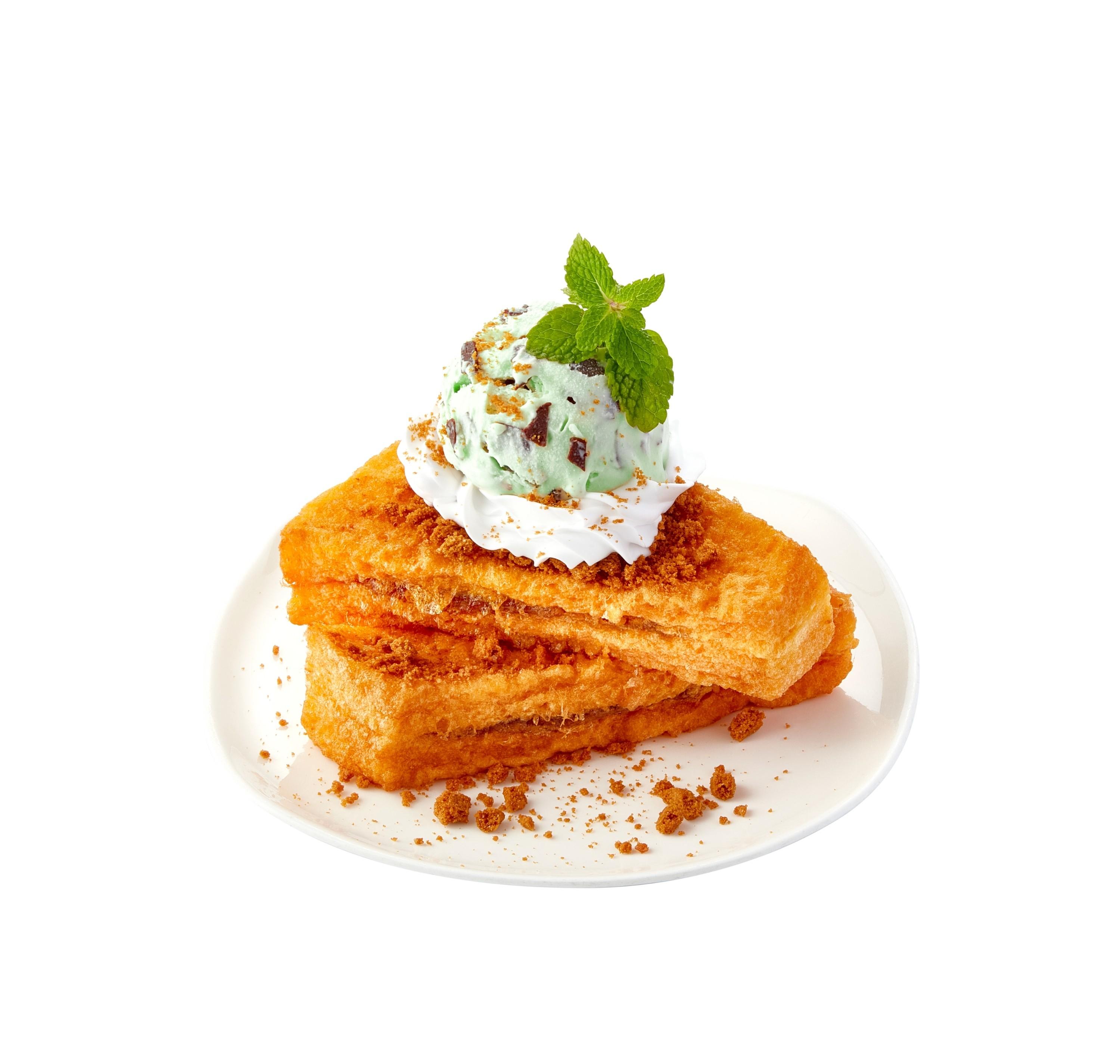 薄荷朱古力雪糕.法蘭西多士$55