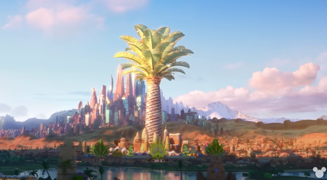 阿布扎比迪士尼樂園宣傳片截圖。(互聯網)