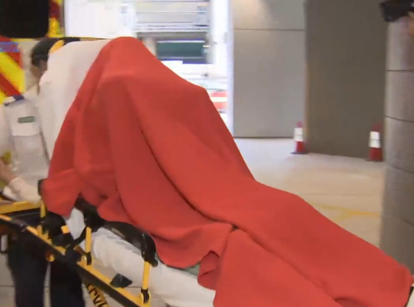 另一名女子亦都遇襲,背部受傷。(有線新聞畫面)