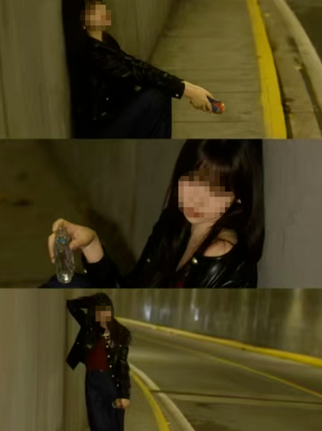 內地社交平台近日湧現「電影感隧道拍照」等貼文,上海市禁止行人進入的新華路行車隧道成為網紅打卡熱點,甚至有民眾晚上闖入,為求拍出擁有「王家衛風」的電影氣氛照片。(網上圖片)