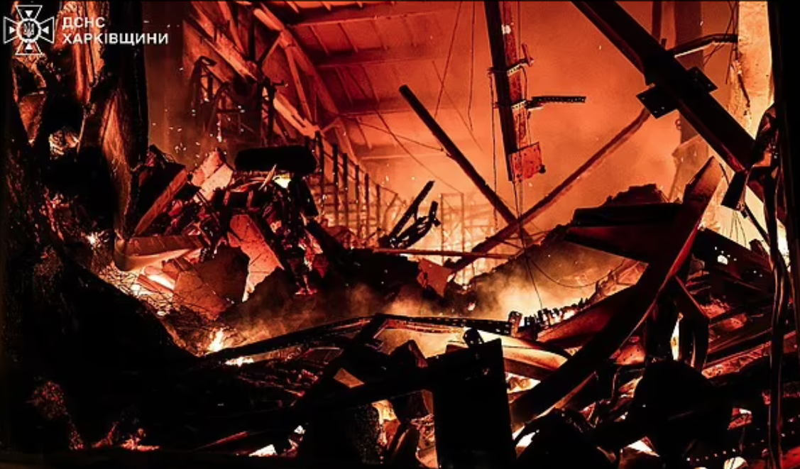 俄羅斯對烏克蘭發動開戰以來最大規模無人機襲擊。(互聯網)