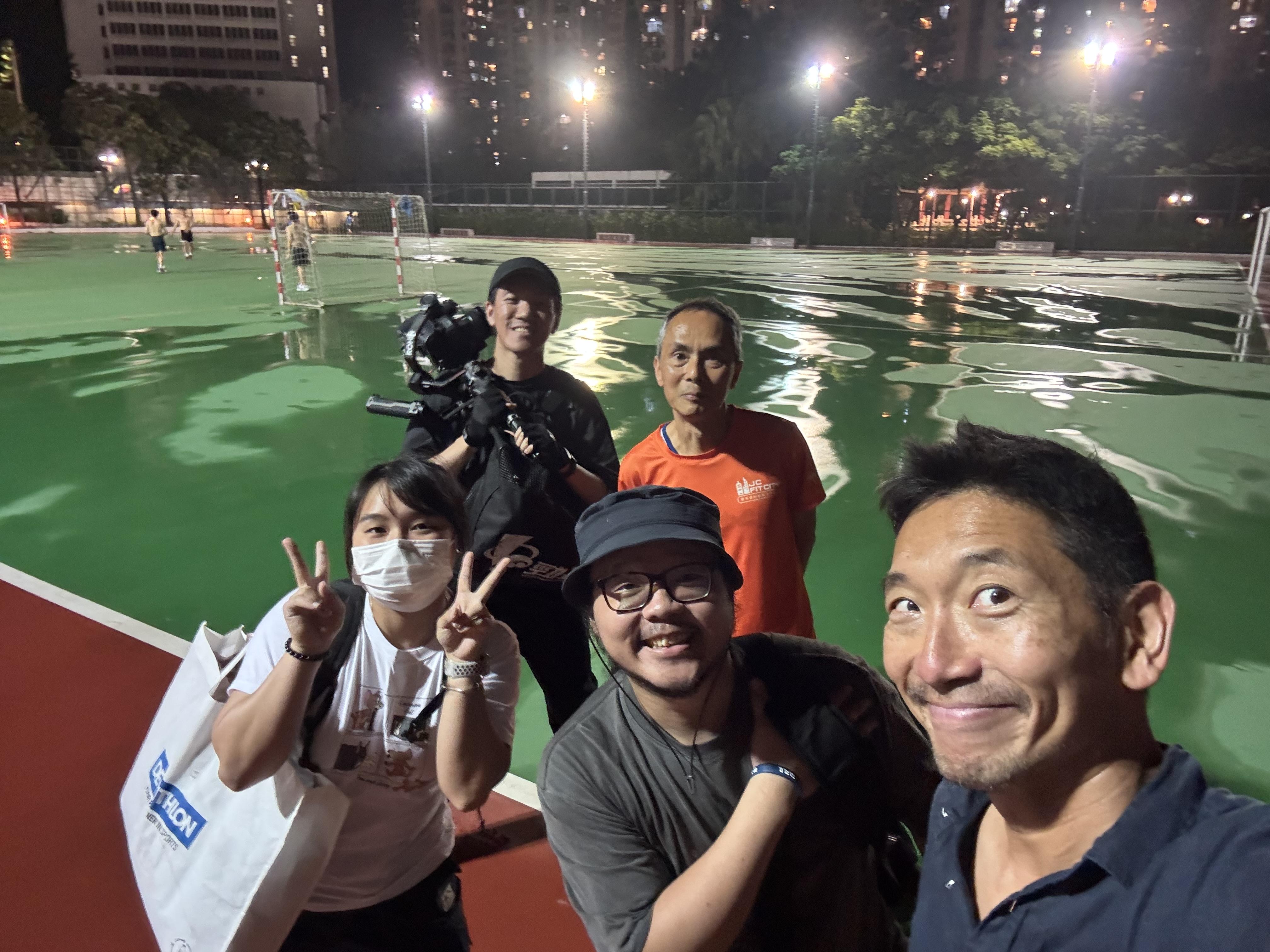 跑步是落雨也不怕