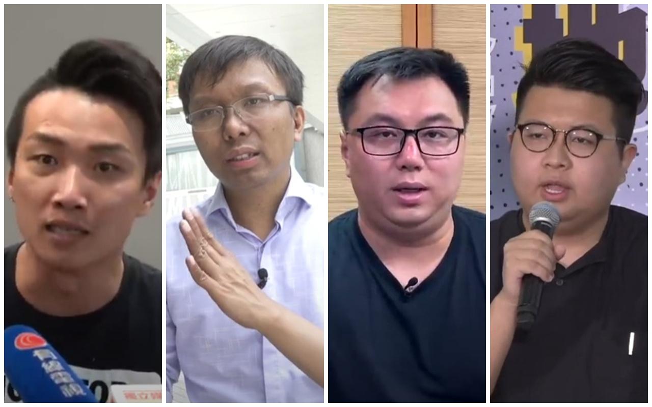 47人案,岑子杰、譚凱邦、王百羽及李嘉達刑滿出獄,清晨由私家車接載離開。(網上截圖)