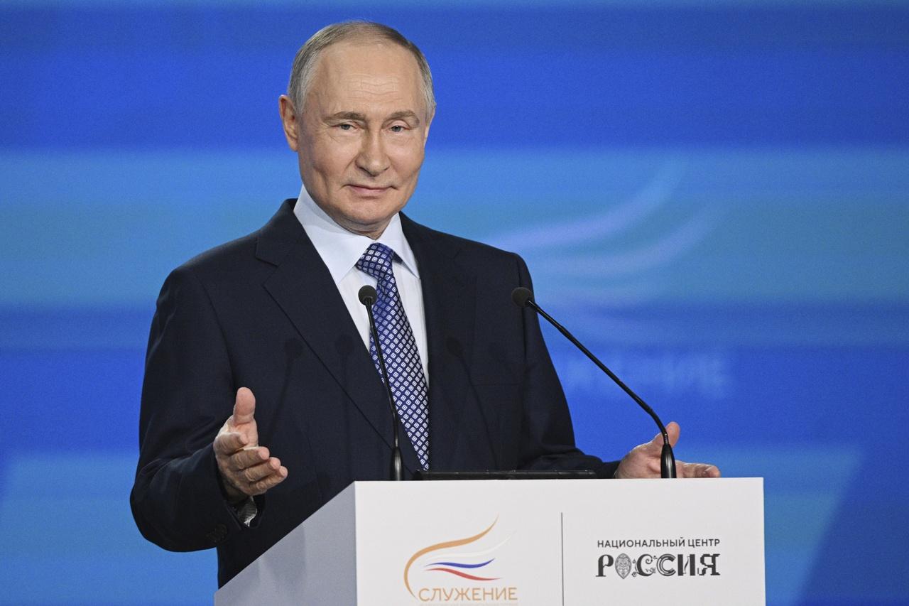 普京昨日提出,星期四(15日)在土耳其伊斯坦布爾,與烏克蘭進行直接的和平談判,不設任何先決條件。(資料圖片)