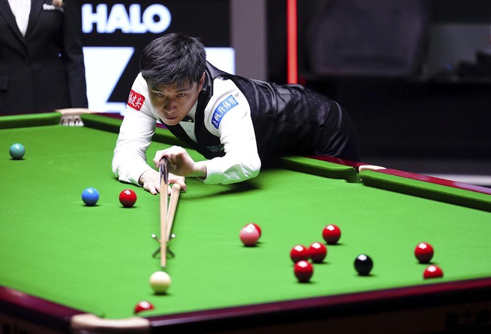 趙心童曾捲入假波案,去年9月解禁復出。(AP)