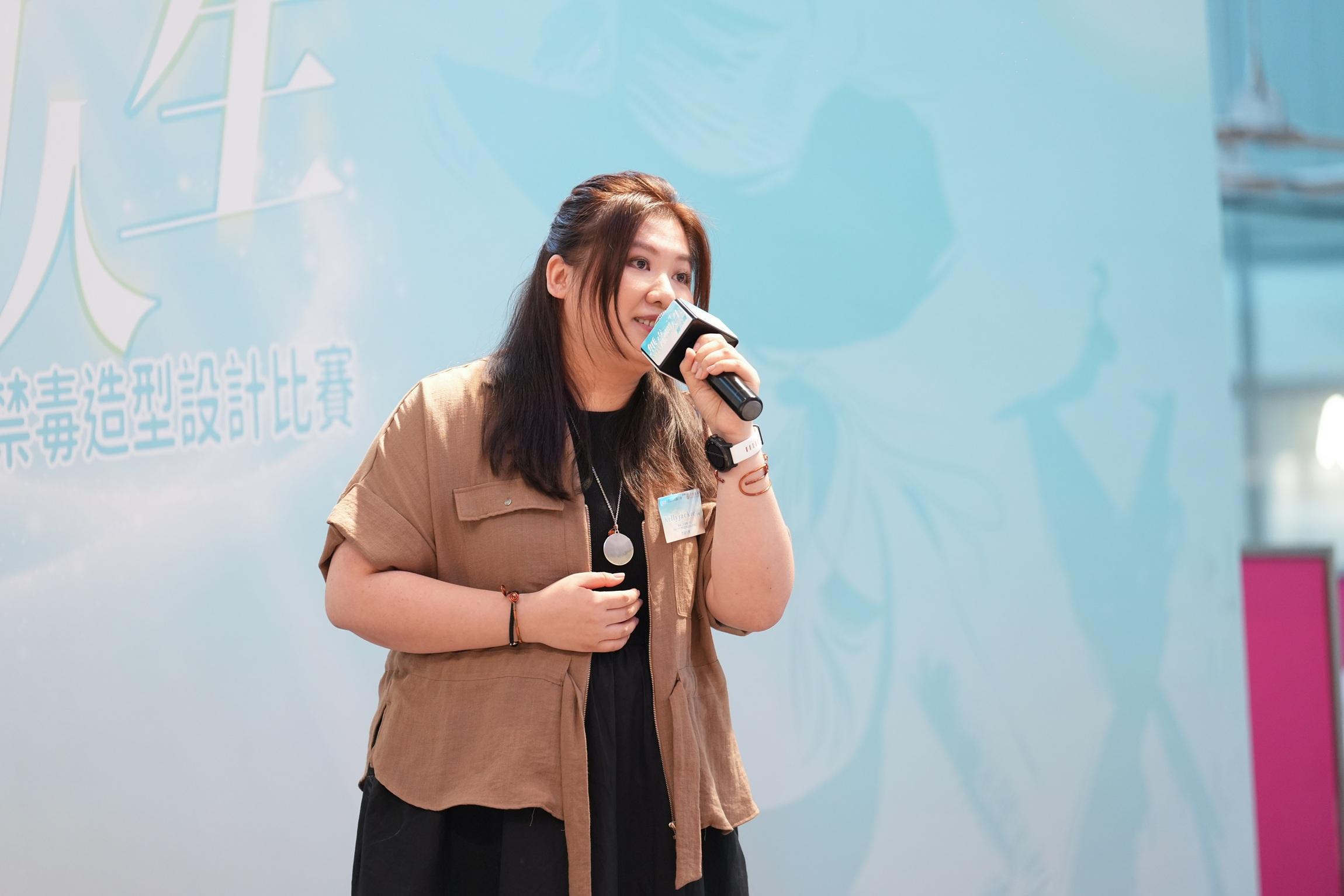 Kellyjackie每次唱禁毒歌《不可一不可再》都心情矛盾,因希望社會不再需要禁毒。