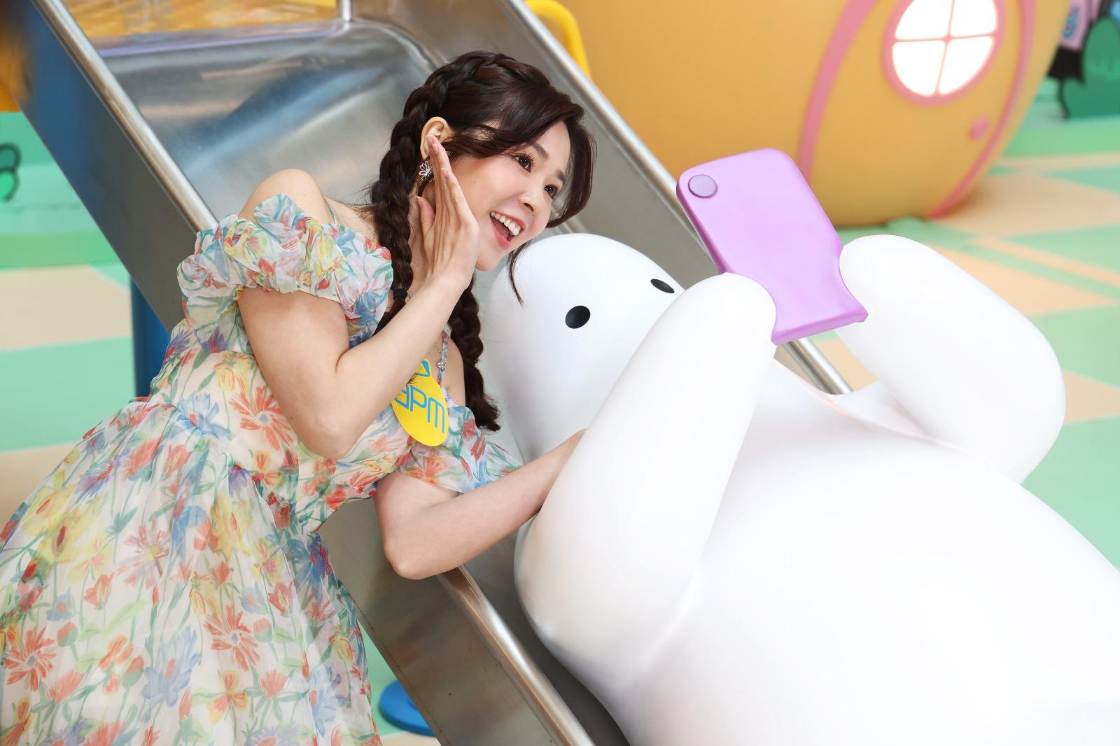 景點3,躺平滑梯。