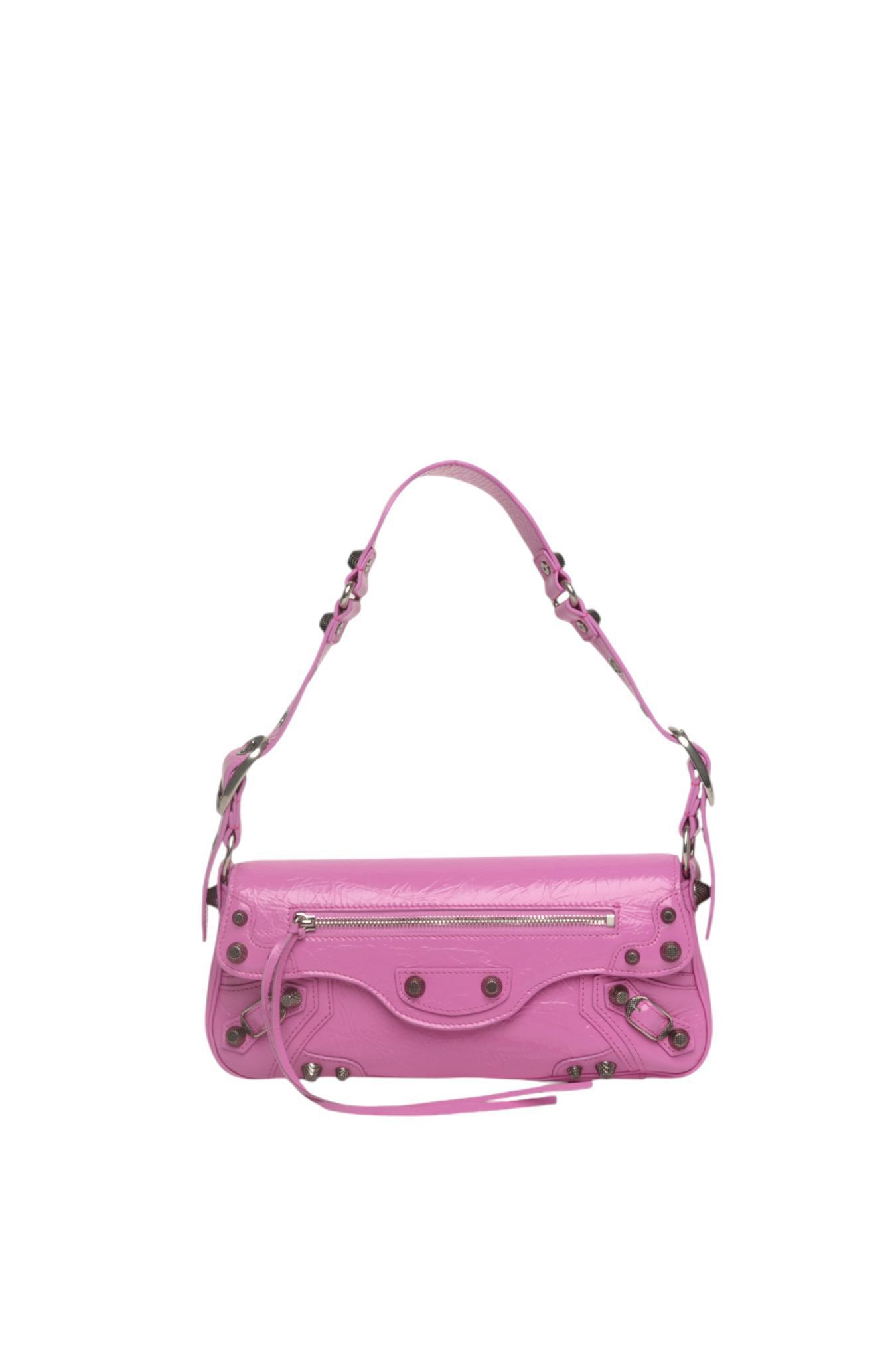 BALENCIAGA粉紅色皮革肩包 原價:$17,500 四折價:$10,500