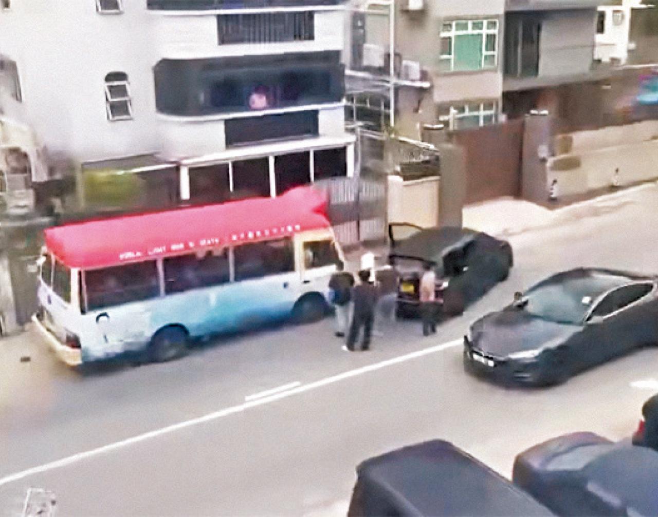 元朗大棠路 黑幫爭小巴生意