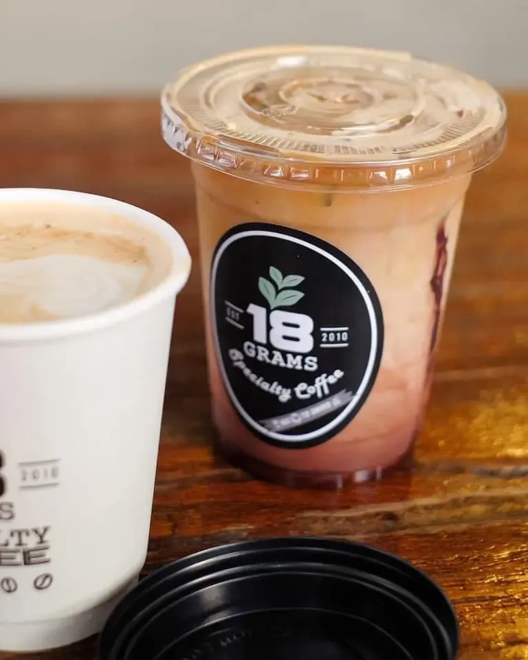 18 grams以外賣咖啡為主,亦有少量座位,適合上班一族光顧!(OpenRice)