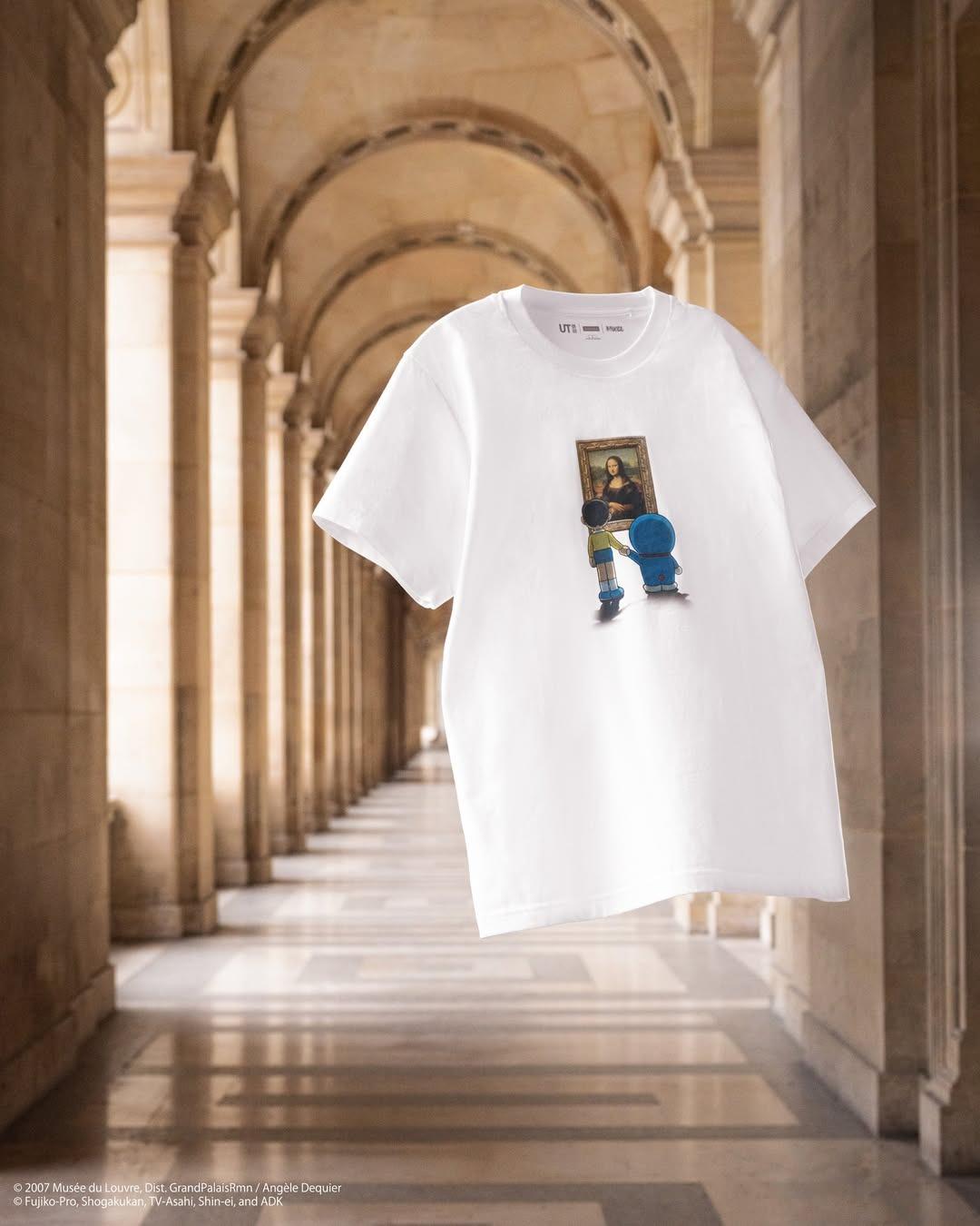 破天荒聯乘Doraemon X 羅浮宮 UT系列