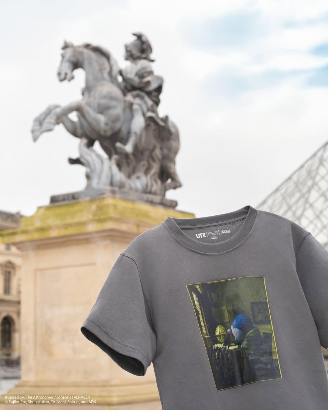 破天荒聯乘Doraemon X 羅浮宮 UT系列