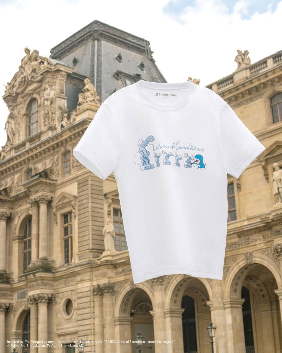 破天荒聯乘Doraemon X 羅浮宮 UT系列