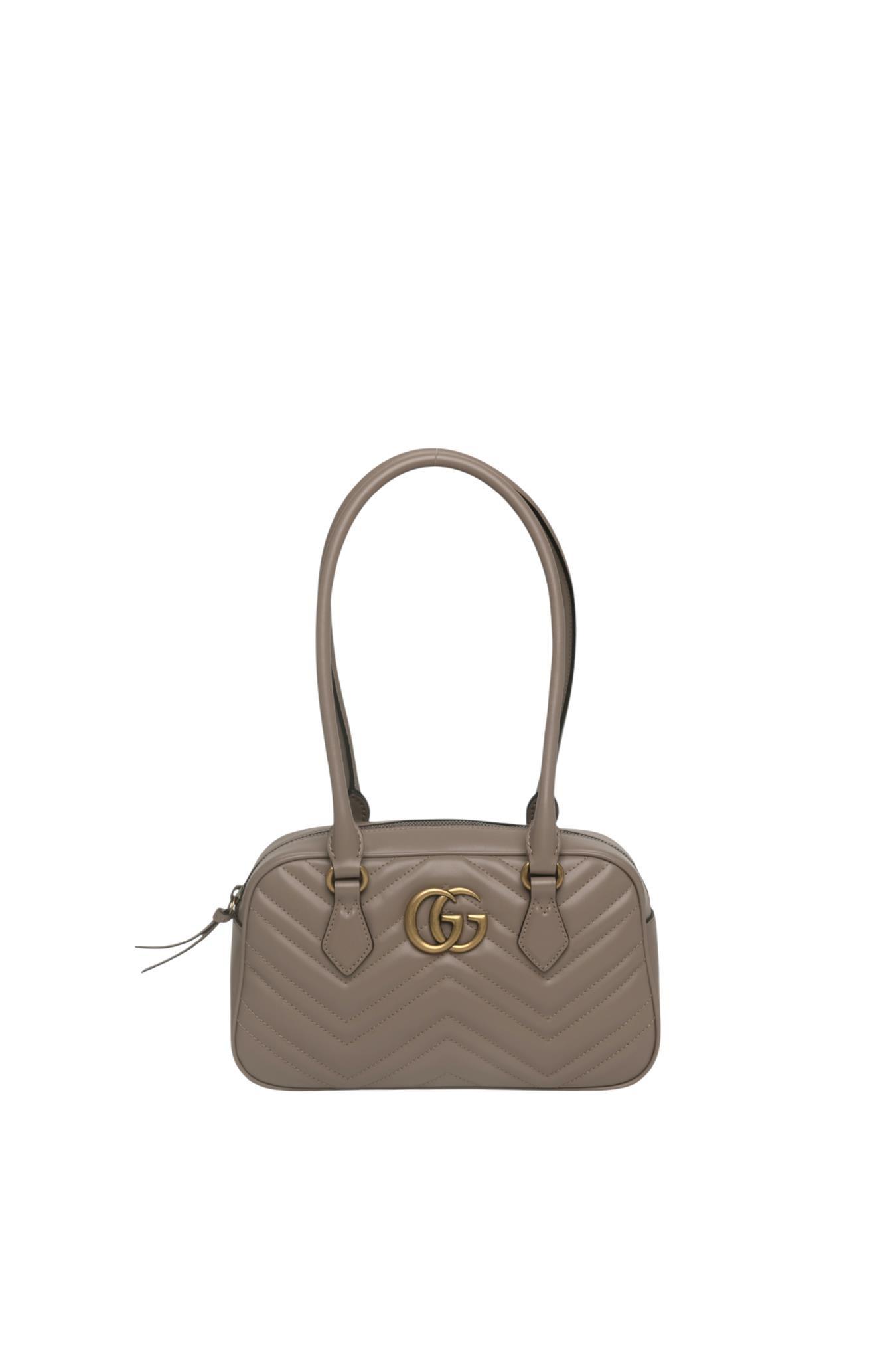 GUCCI灰色皮革手提包 原價:$19,950 四折價:$ 11,970
