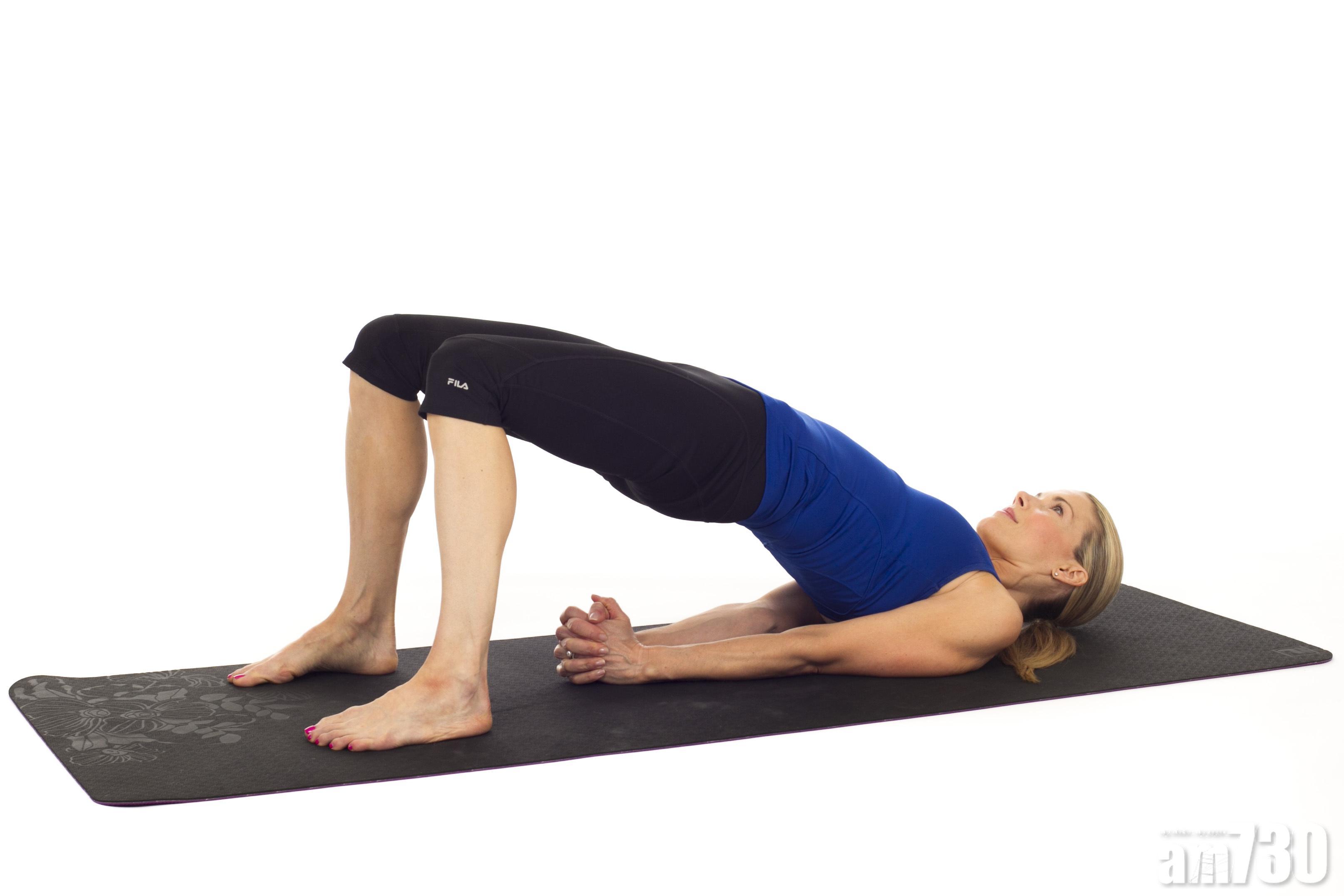 肩橋:鍛煉膕繩肌、臀大肌