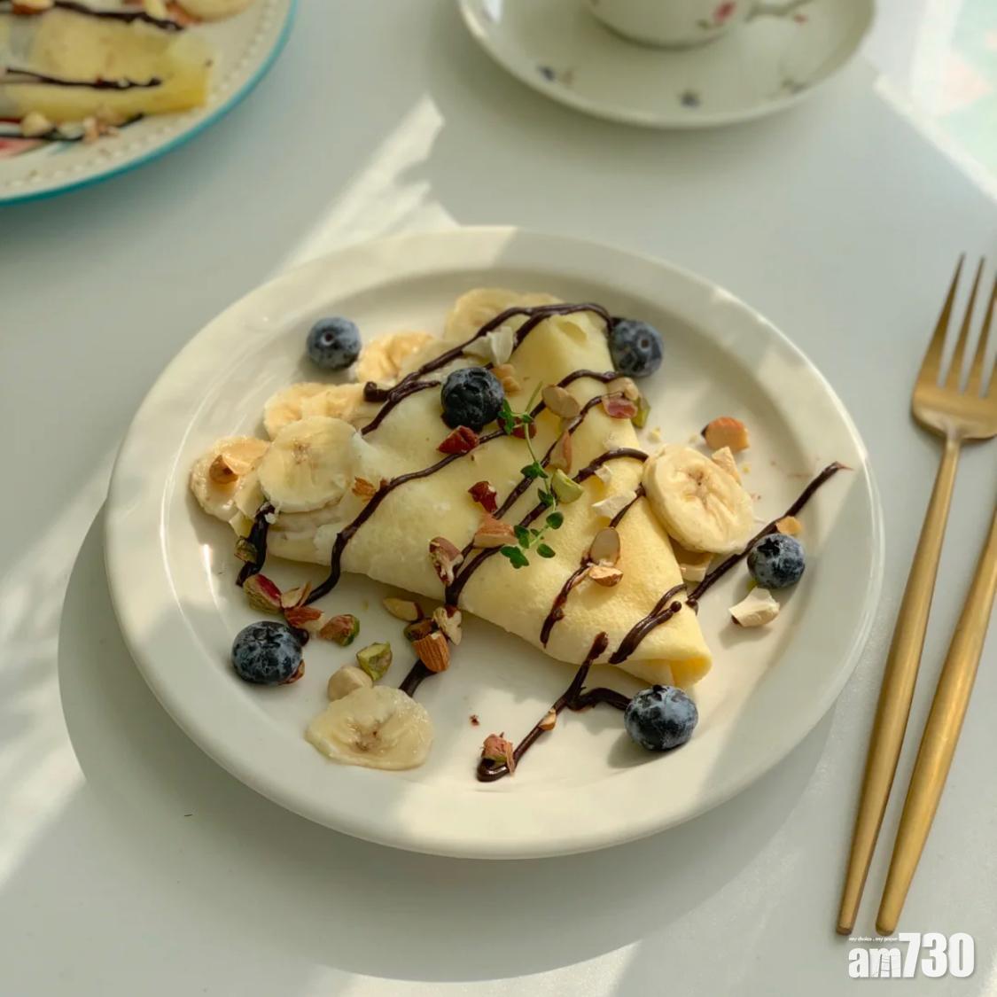 製作好餅皮便能製作出多款不同的班戟。