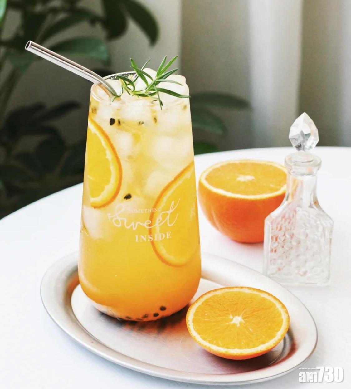 香橙和熱情果與夏天特別合襯。