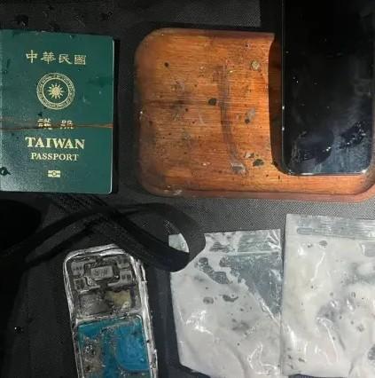 經柬埔寨警方證實男子為台灣籍,連同毒品轉交專案小組進一步調查