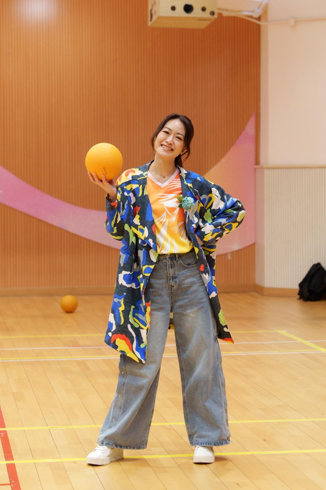 梁嘉琪睇完閃避球比賽,感覺相當刺激。