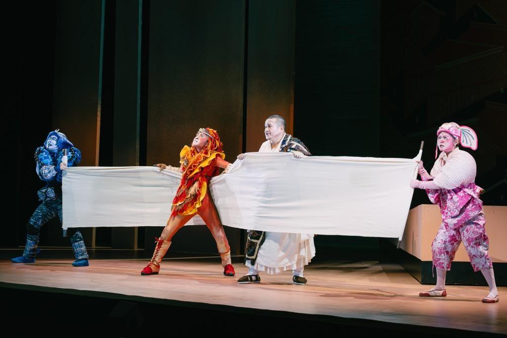 《我佛無著經》集合演藝學院六大院之力製作。(作者提供)