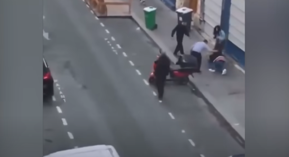 法國一名虛擬貨幣商的女兒和外孫於光天化日下,在巴黎街頭險遭綁架。(互聯網)