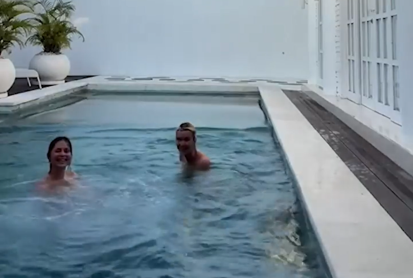 兩女遊峇里以為租下整間別墅 脫光跳入泳池驚現男聲