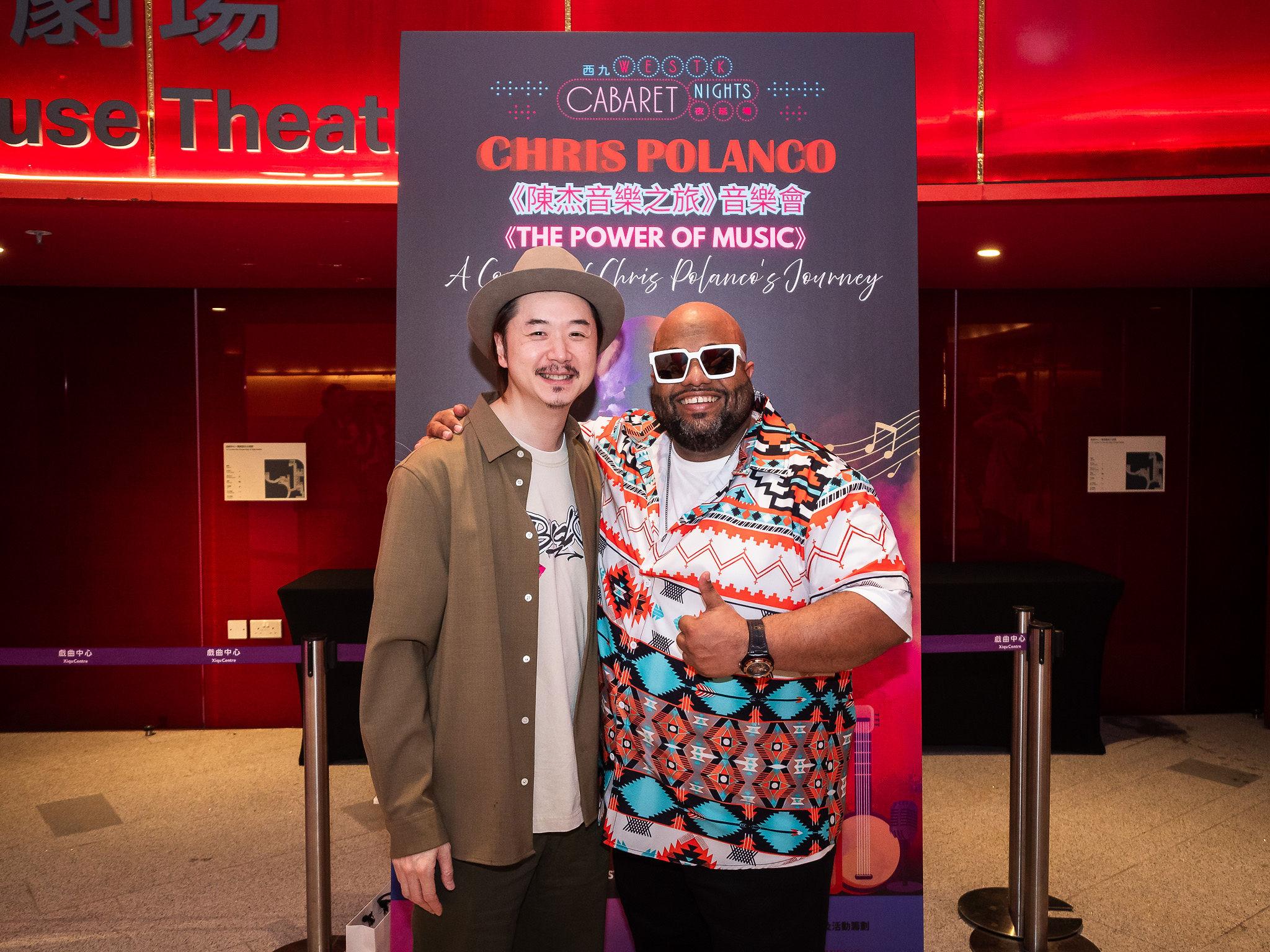 音樂監製Edward Chan,亦有到場支持陳杰。