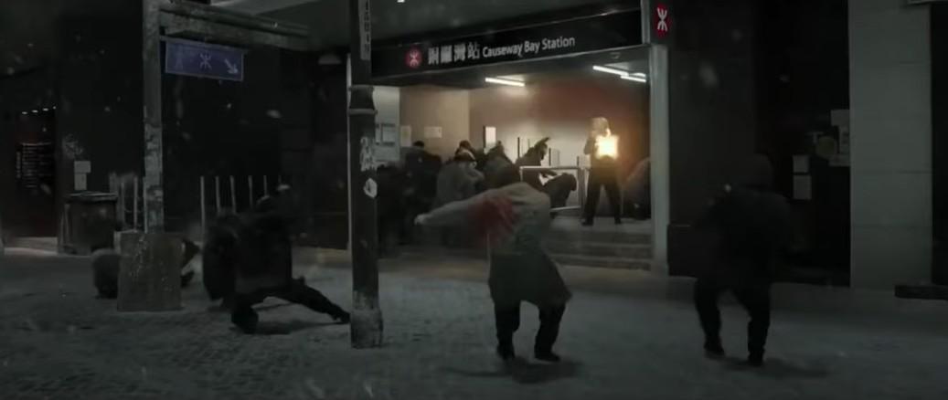 《風林火山》早前發布前導預告,於銅鑼灣鬧巿發生槍戰。