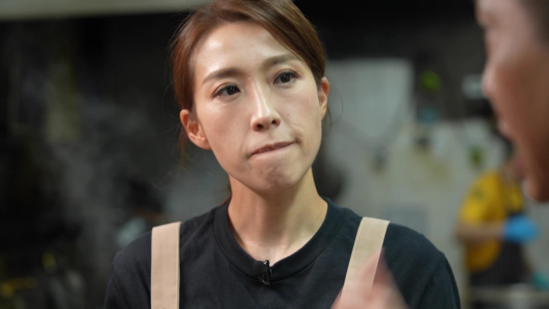 不過因為整極都唔好畀師傅訓話,搞到佢眼濕濕。