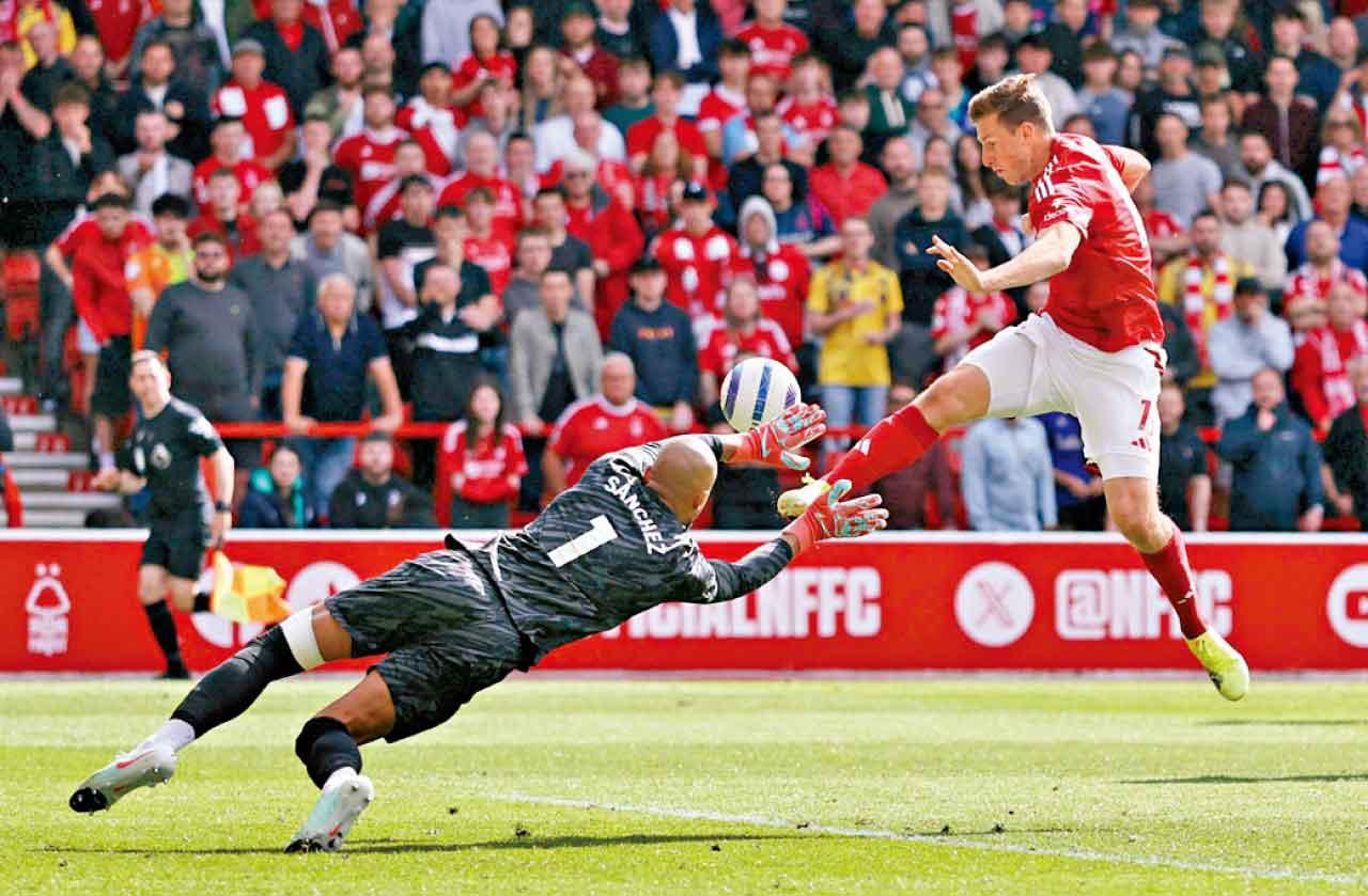 森林最終一仗不敵車路士。