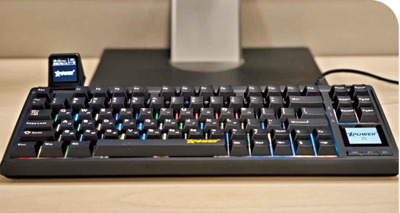 XPower Orcus機械鍵盤工作電競均適合。