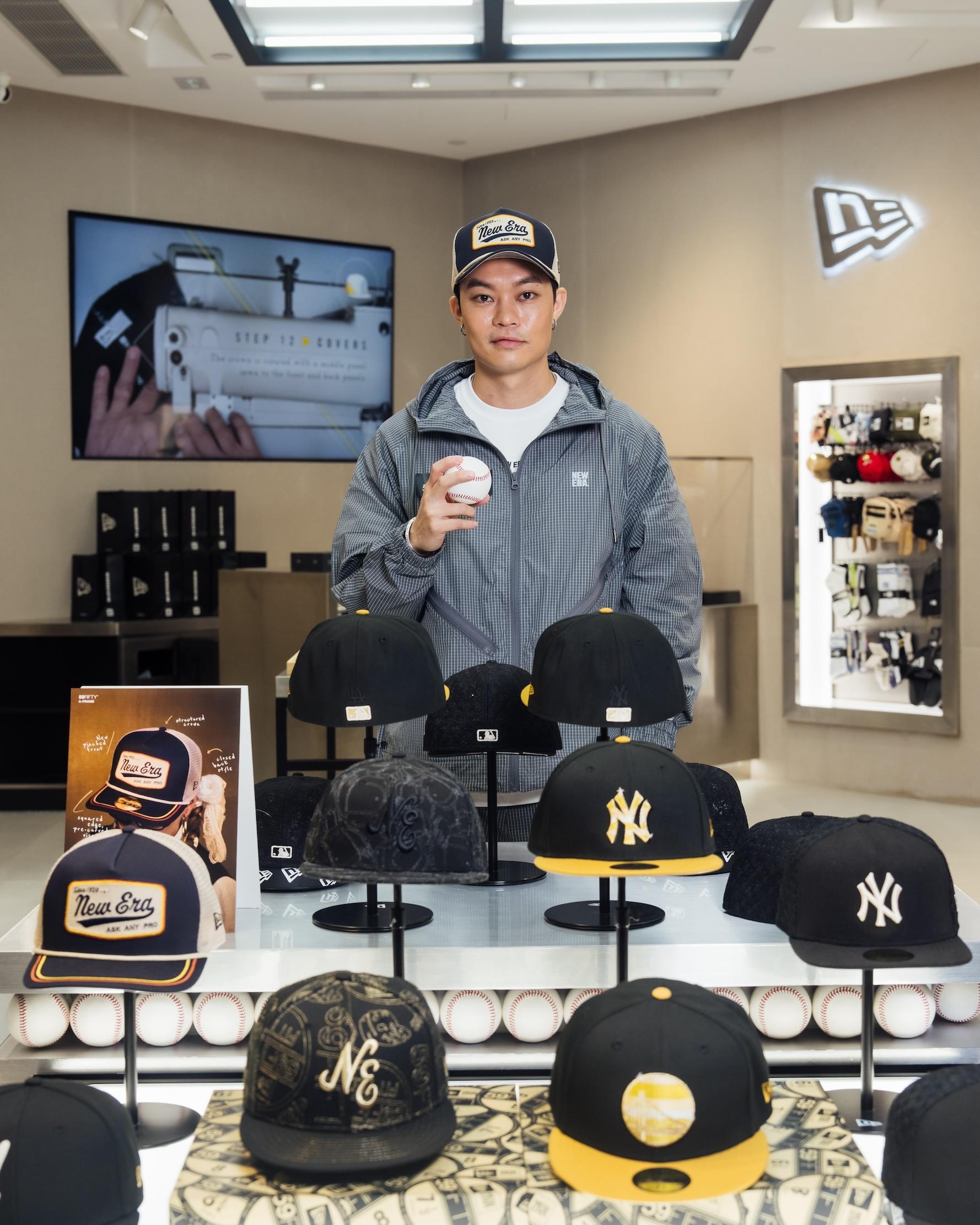 胡子彤出席旺角專門店,與品牌一同慶祝NEW ERA一年一度「59FIFTY® DAY」。