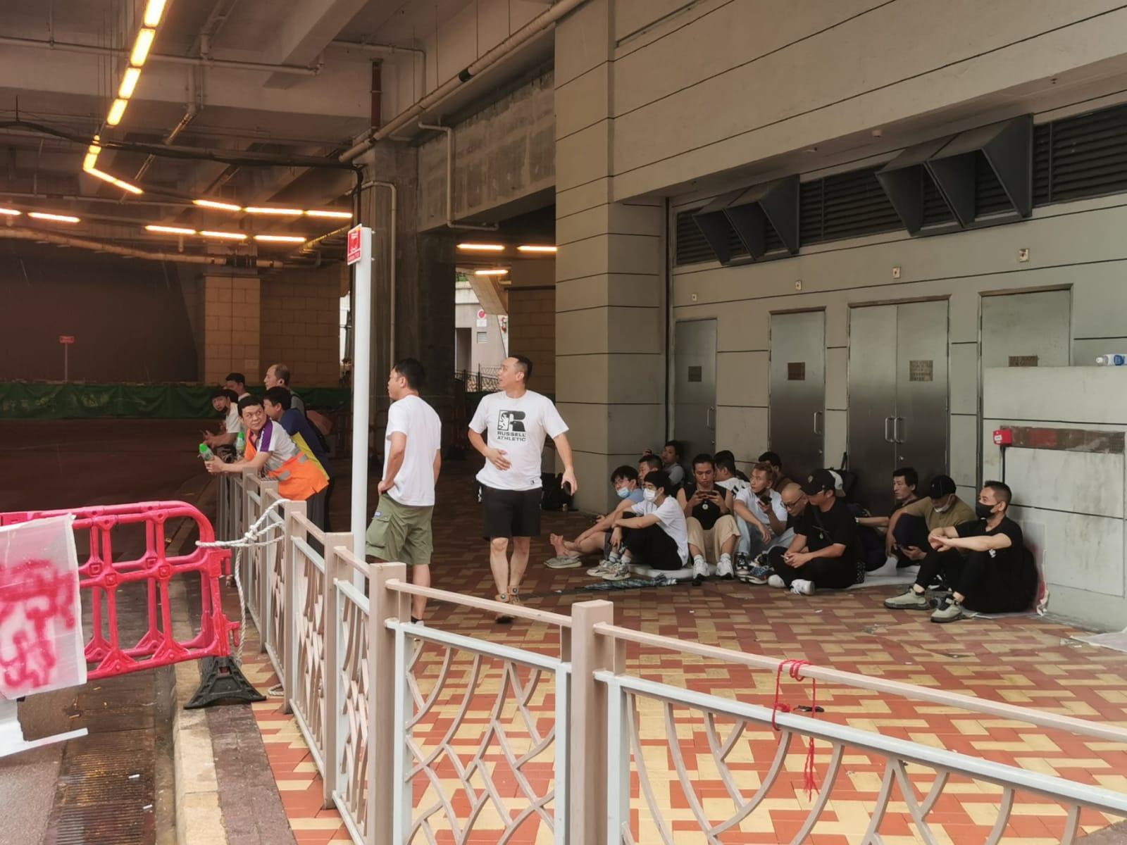 將軍澳日出康城地盤250工人遭欠薪涉1300萬。(香港建造業總工會)