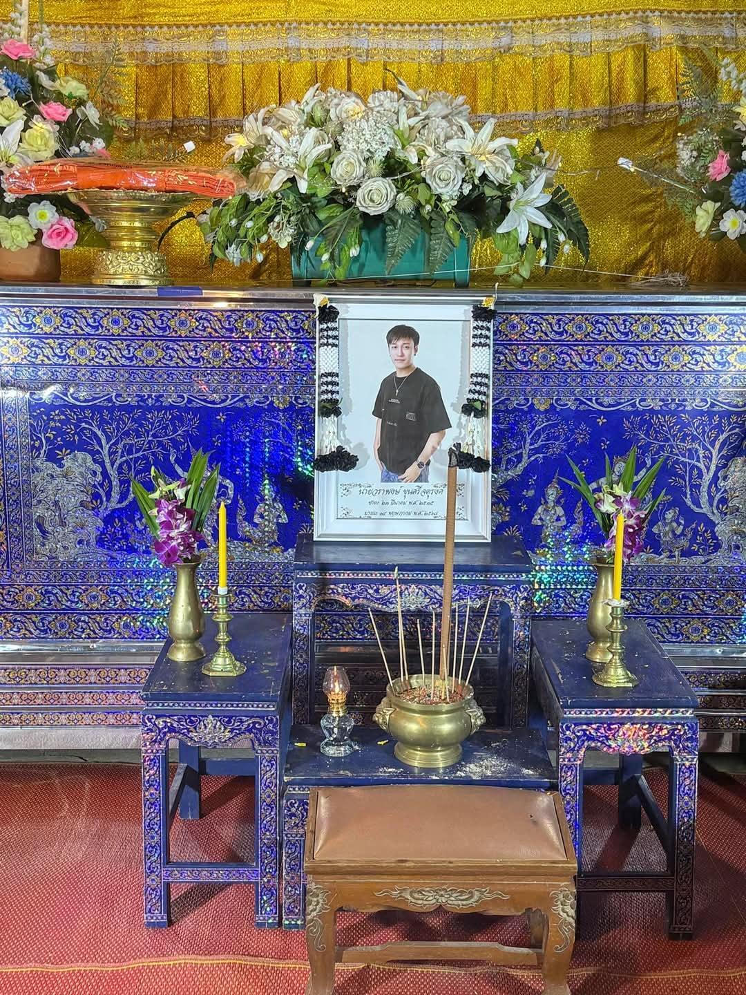 泰國DJ Tatae被行刑式殺死,日前舉行葬禮。(網上圖片)