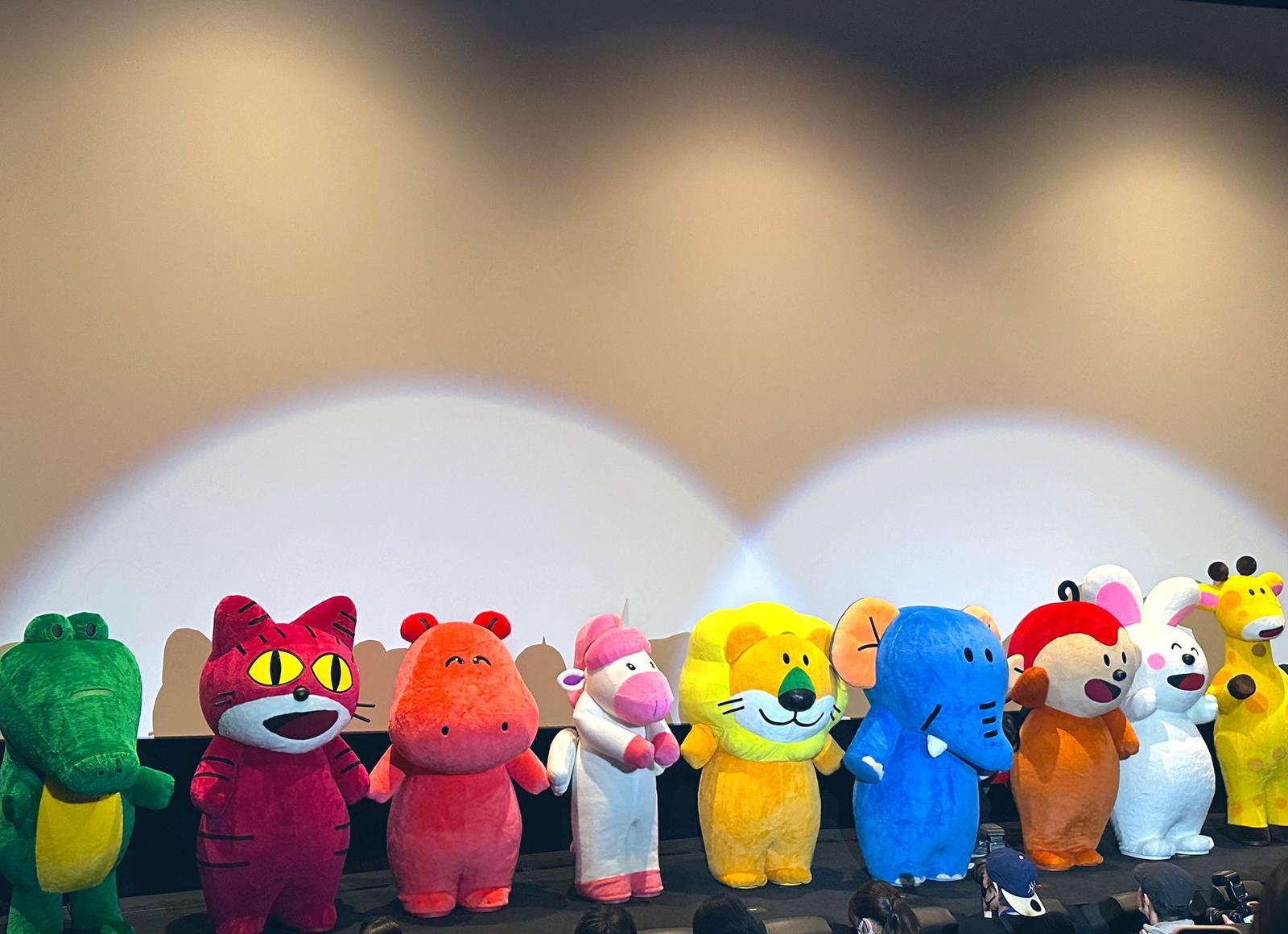 《愉快動物餅THE MOVIE》眾主角到戲院見影迷。