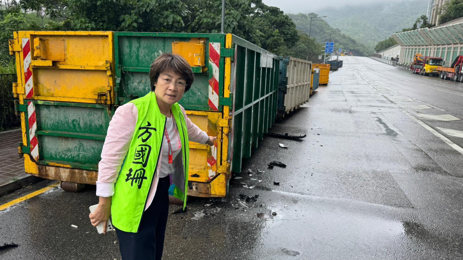 將軍澳發生車禍。(fb「方國珊」圖片)