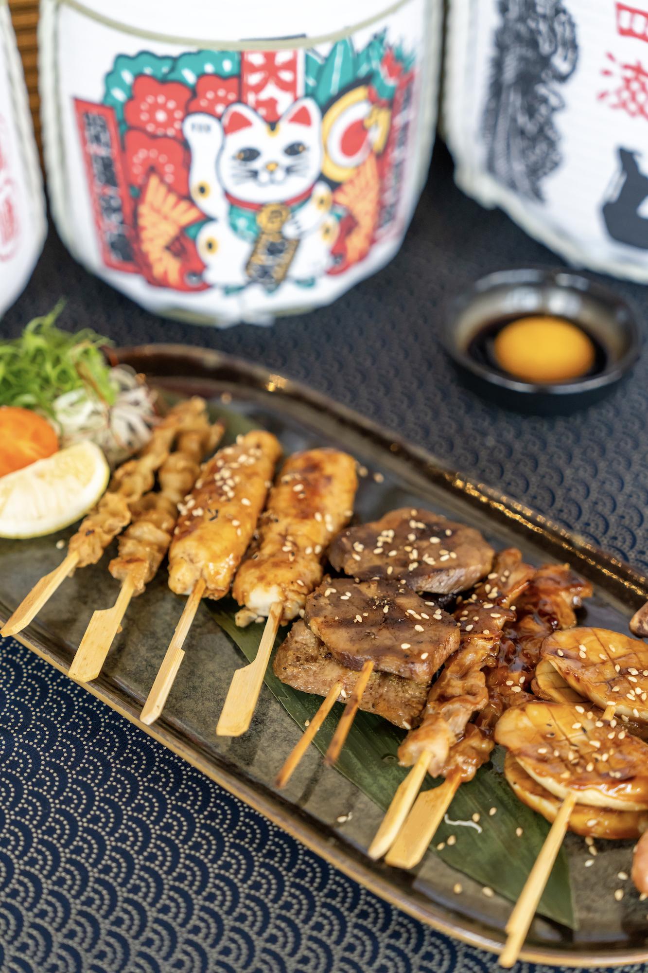 自助餐有多款串燒